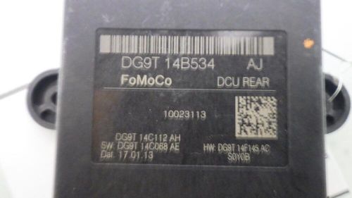 13 ford fusion rear door control module dg9t14b534