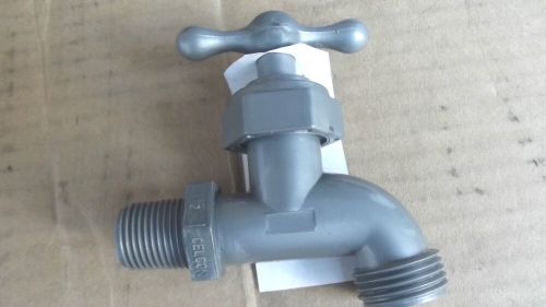 5 x 1/2&#034; plastic hose bibb(faucet).12.9.