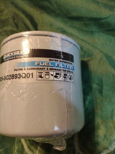 New quicksilver oem water seperating fuel filter # 35-802893q01 mercruiser