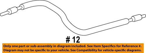 Dodge chrysler oem 11-18 charger front door-release cable 68103788aa