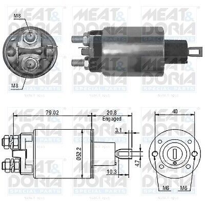 Starter magnetic switch for land rover 90/110 discovery i 2.5 td 4x4 err5009-