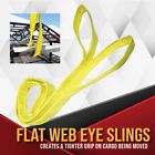 2 pack 2” x 8&#039; lifting sling recovery strap 19,600lbs - 2 ply strap