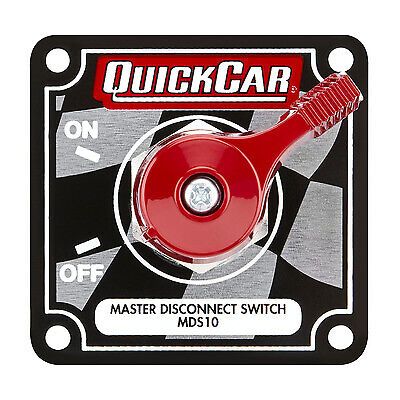 Quickcar racing products master disconnect high amp 4 post flag plate 55-008