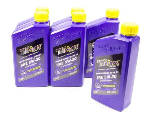 Royal purple 5w20 multi-grade sae oil case 6x1 quart 06520