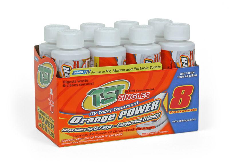 Camco 41191 tst orange singles 8-4 ounce bottles camper