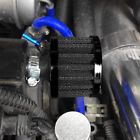 Mintice 2 x 12mm mini black universal car motor cone cold clean air intake turbo