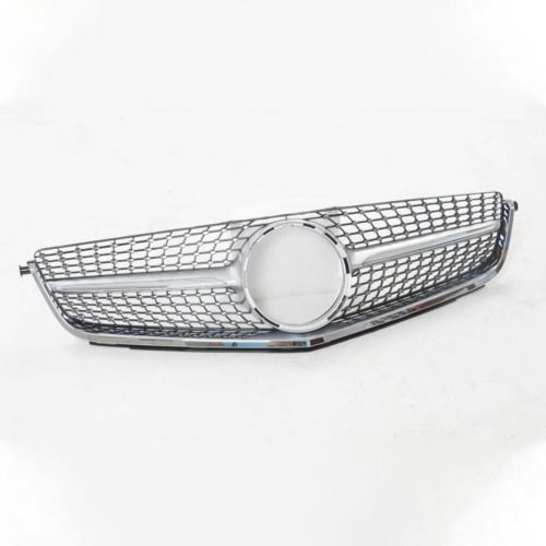 For mercedes benz w204 c63 amg 2008-2011 silver front bumper hood grille grill