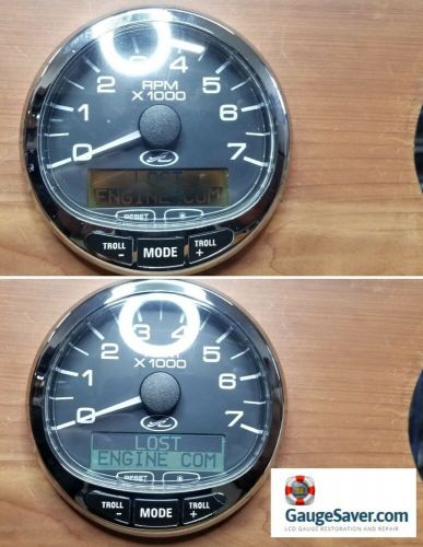 Restoration of digital multi-function lcd boat gauges (yamaha, mercury, more!)