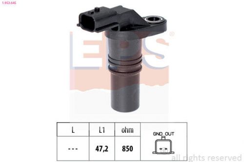 Sensor, crankshaft pulse eps facet 9.0645 kw 453 645 for dacia,fiat,infiniti,mer