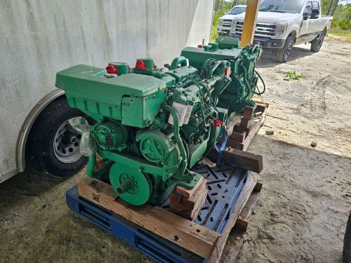 Volvo penta tamd 61 a 306 hp marine diesel engines pair, no transmissions