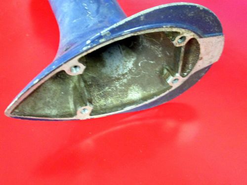 1972 evinrude omc 4 hp 4206s outboard 314791 exhaust housing w/ 314930 dampners