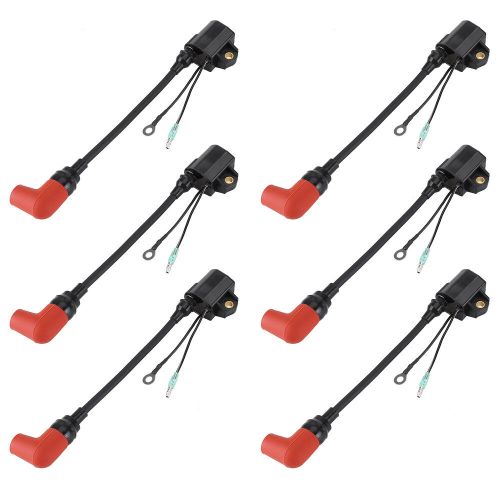 6pcs outboard ignition coil for yamaha 100/150/175/200/225hp 6r3-85570-01-00 new