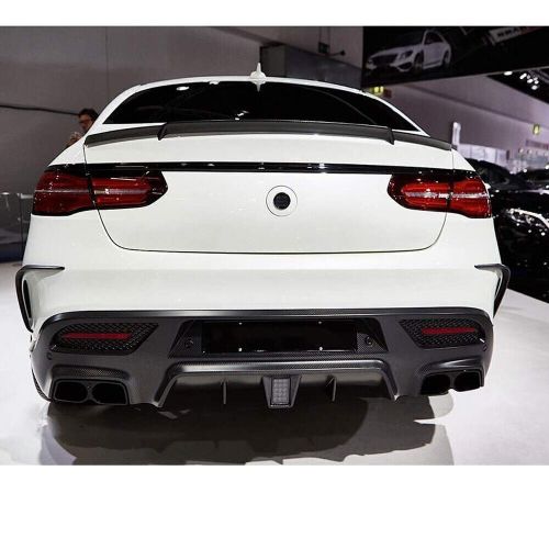 ✅real carbon rear bumper splitter fins for mercedes benz gle400 gle350 gle63 amg