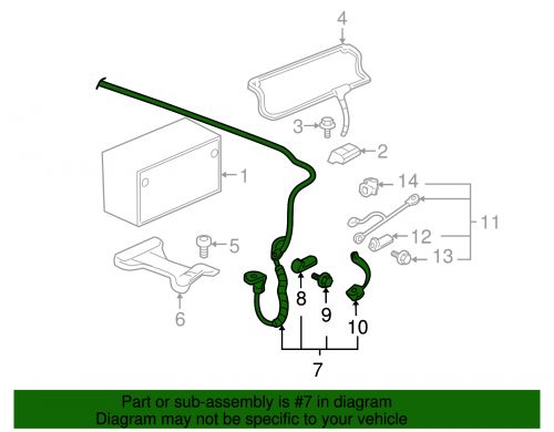 Genuine gm f (s)cable 15861688