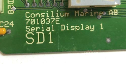 Consilium sd1 marine ab 701037e serial display 1 pcb card