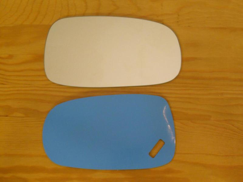 03-11 saab 9-3 93 9-3x 9-5 95 mirror glass passenger side rh + adhesive - 653rc