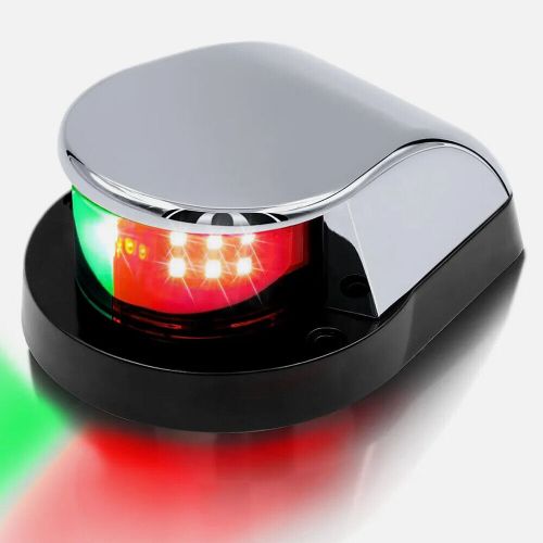 2pcs boat navigation lights red and green led marine navigation light