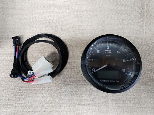 Volvo penta tamd ad diesel 12v tachometer 23715875 new