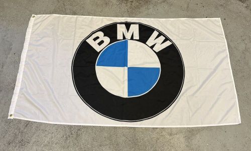 Bmw flag 58&#034; x 34&#034; banner garage shop man cave flag *nice*