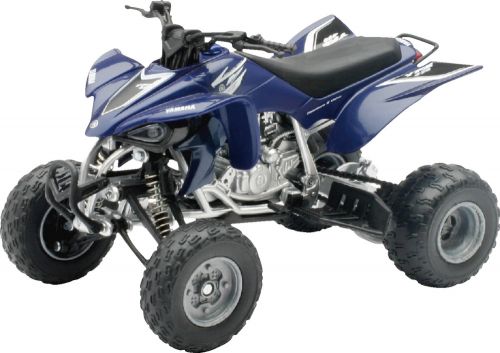 New ray toys yamaha yfz 450 atv black/blue 1:12 scale 42833a