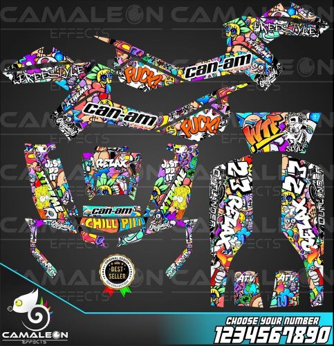 Can-am graphics kit decal for can-am outlander 500/650/800/1000 2006-2012 atv