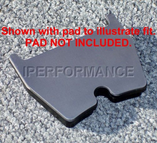 Titanium brake pad shim heat shield set for audi rs 5 2011-2016; 8 piston front