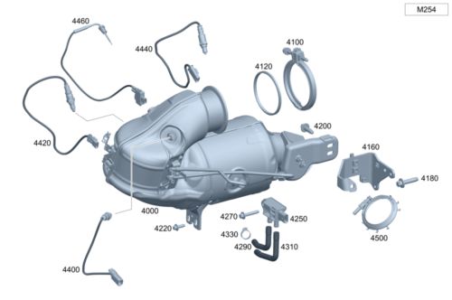 Genuine mercedes-benz actuator component 254-906-81-01