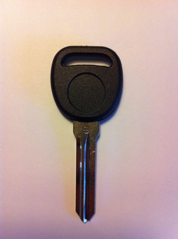 *new uncut cadillac pontiac chevy buick transponder chip ignition key