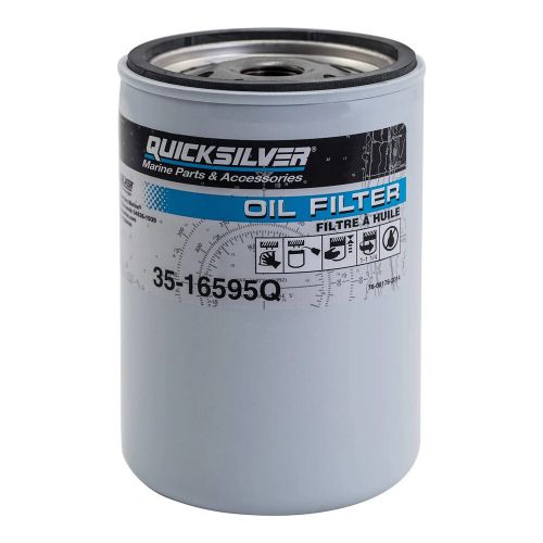 35-16595q quicksilver oil filter for mercruiser gm v-8 6.3l 8.2l v8, 8.6l v4