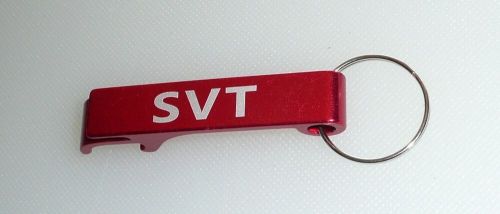 Svt red metal bottle opener keychain key chain high quality ships from the usa