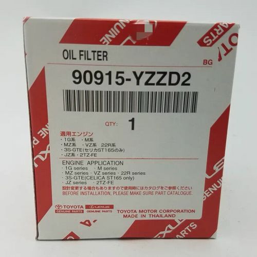 Genuine toyota oil filter 90915-yzzd2 90915yzzd2