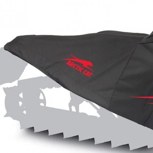 Arctic cat hardcore premium snowmobile cover black with red oem 8639-161