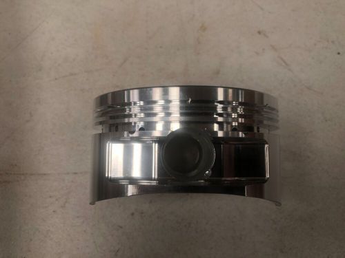 New je custom forged pistons &amp; rings 18 deg sbc  4.127&#034; bore chevy