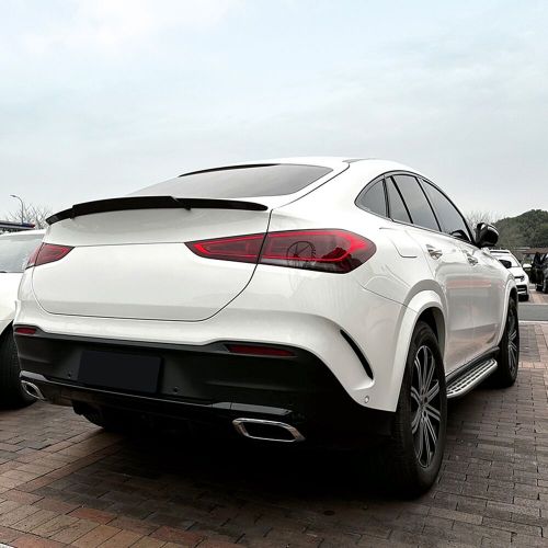 1x rear tunk lip spoiler wing for mercedes benz gle coupe c167 2020-2023 cb look