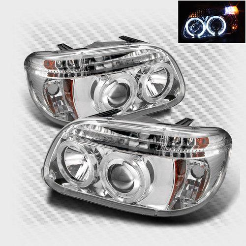 1995-2001 ford explorer twin halo led projector headlights head lights lamp pair