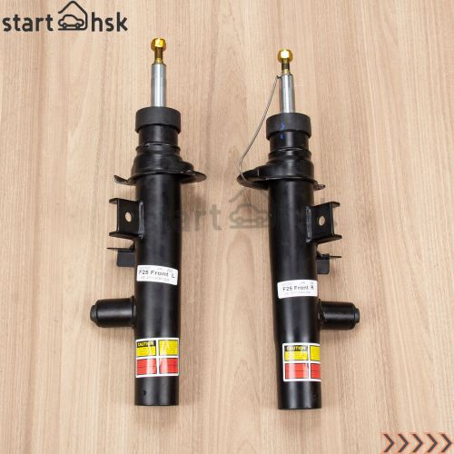 2pcs front shock absorber assembly w/edc lh+rh for bmw x3 f25 x4 f26 2010-2018