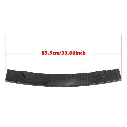 Front bumper spoiler front lip for 2017-2022 infiniti q60 carbon fiber style-