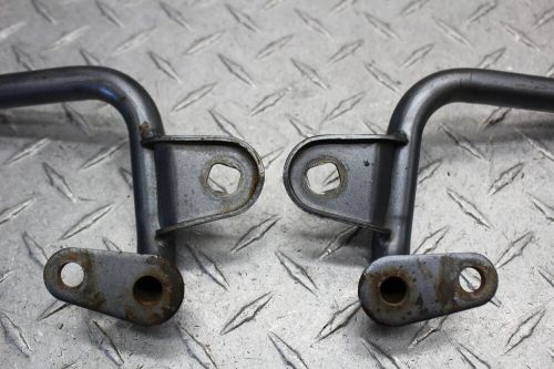 2009 suzuki dr650se passenger rear seat grab bar handle set &amp; oil cooler guard