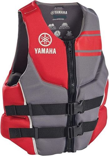 Yamaha men&#039;s red neoprene two-buckle pfd mar-22vne-rd-**