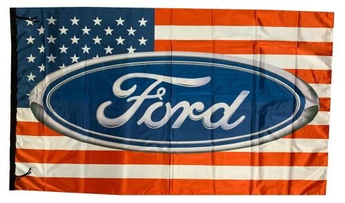 Ford usa us flag banner 5 x 3 ft 150 x 90 cm