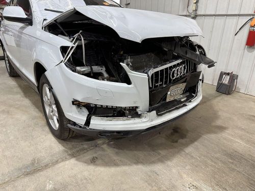 07-15 audi q7 passenger right front side fender glacier white paint ls9r