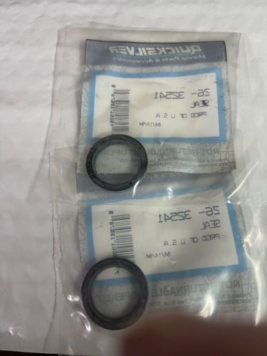 Lot of 2 quicksilver mercruiser oil seal 26-32541 new oem nos