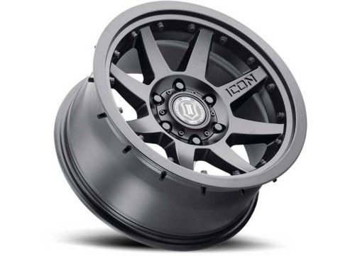 Icon vehicle dynamics 17&#034; rebound pro wheels – 17x8.5, satin black, 5x5&#034;