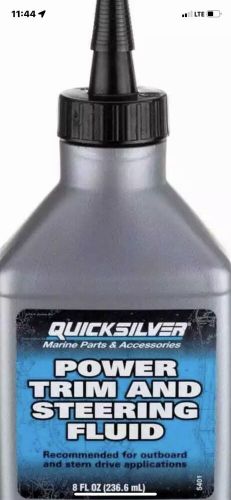 Mercury oem 92-858074q01 hydraulic steering &amp; power trim fluid 8 oz.