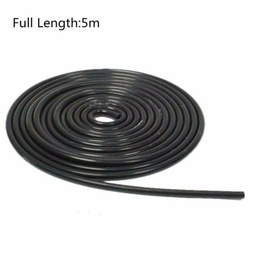 5 meter black vacuum hose 4mm id 9mm od tube high temperature pipe turbo tubing