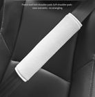 Brand new 2pcs car seat belt cover pads strap pad soft plush universal white