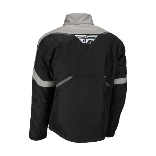 Fly racing outpost jacket - black/grey - lg - 470-4143l