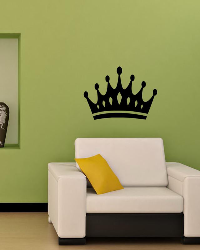 Wall sticker decals art mural crown t508