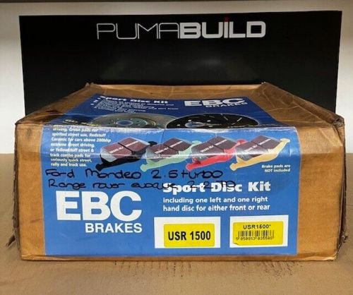 Ebc ultimax front brake discs (usr1500) - ford mondeo mk4 volvo s60 s80 v60 v70