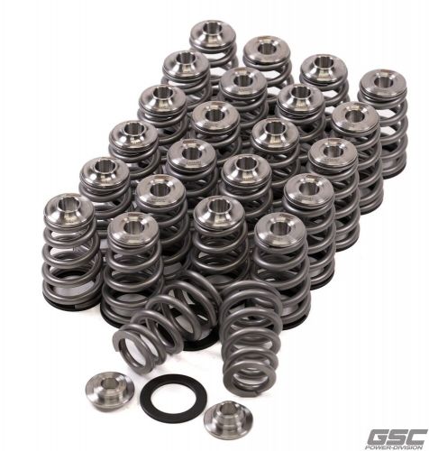 Gsc p-d high pressure conical spring kit with ti retainer for nissan vr38dett